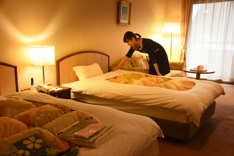 Bedroom 3, Tamana Onsen Hotel Shirasagi, Tamana
