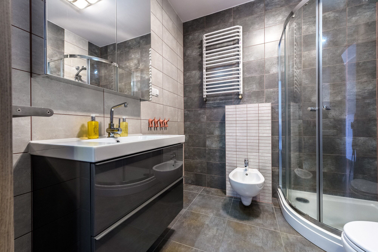 Bathroom, RentPlanet - Apartament Cicha 4, Lubań