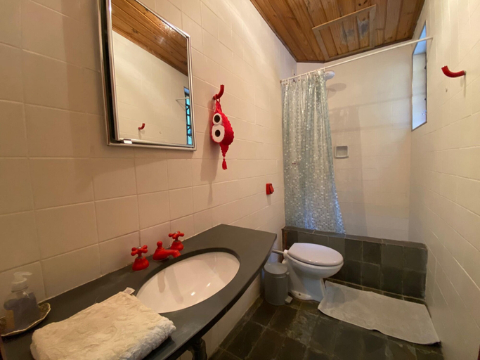 Bathroom, Casa Mantiqueira - Campos do Jordão, Campo Limpo Paulista