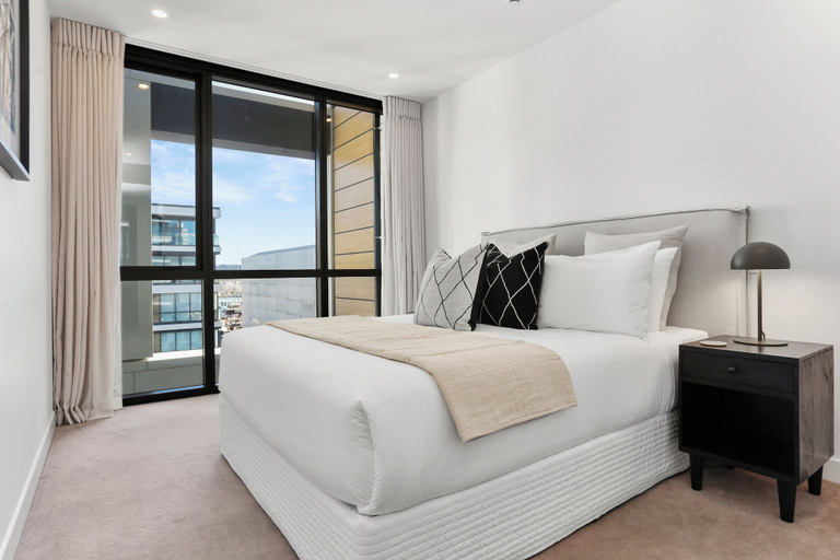 Bedroom 2, Sunny and Spacious in Wynyard Quarter, Waitakere