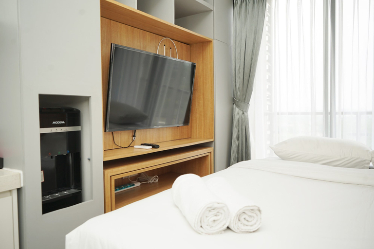 Bedroom 2, Minimalist And Cozy Studio At Sky House Bsd Apartment, Tangerang Selatan