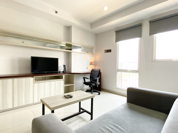 Bedroom 3, Spacious and Comfy Studio Room Azalea Suites Apartment By Travelio, Cikarang