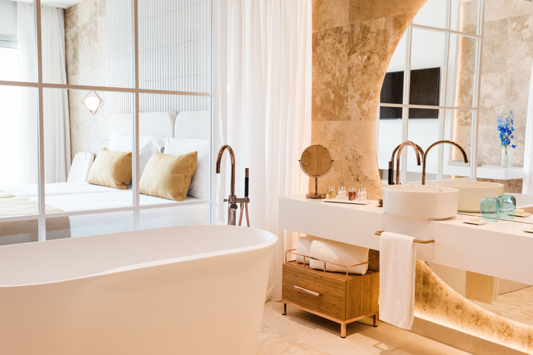 Bathroom 5, Aguas de Ibiza by NCalma Hotels, Baleares