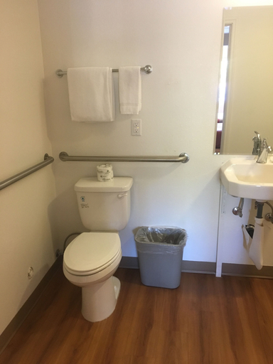 Bathroom 5, Motel 6 Bremerton, WA, Kitsap