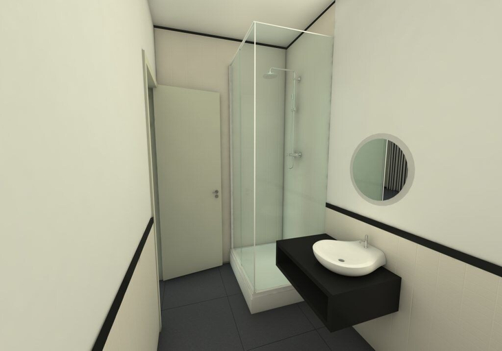 Bathroom 5, Home Club Suite Hotel, Cosenza