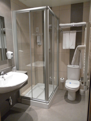 Bathroom 4, Hotel Milagros Rio Riaza, Burgos