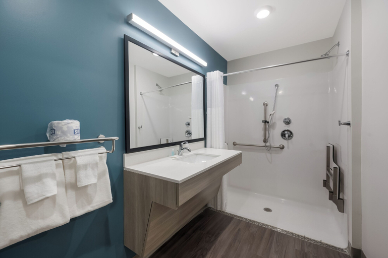 Bathroom 5, Woodspring Suites East Lansing - University Area, Ingham