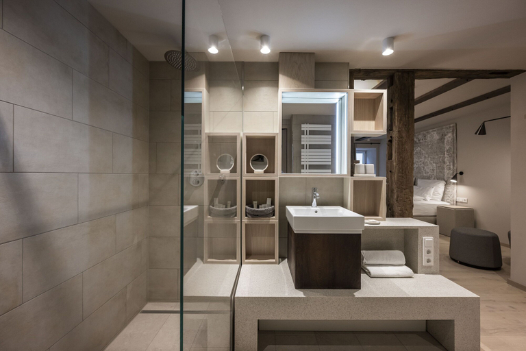Bathroom 5, Design Boutique Hotel & Spa Goldene Rose - Adults Only, Ansbach