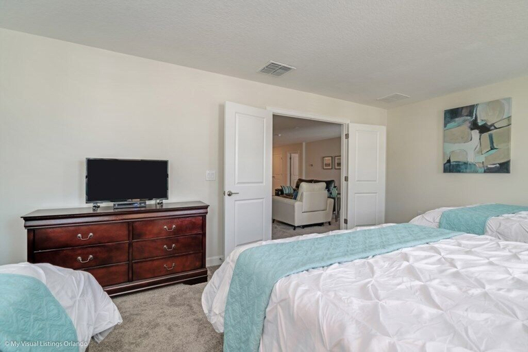 Bedroom 2, 891PBEACH Amazing Champions Gate 8 Bedroom 5 Bed Villa by RedAwning, Osceola