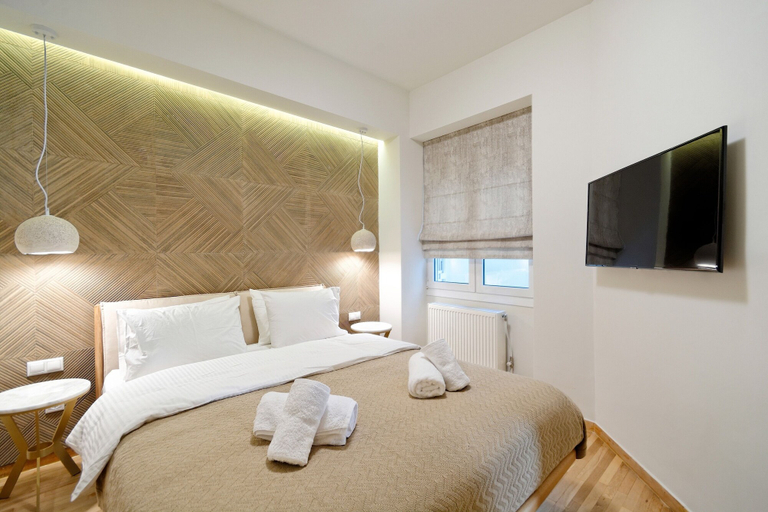 Bedroom 2, The Fancy Philosopher Apartment, Attica