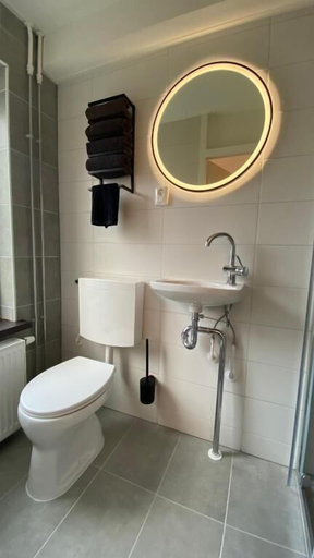 Bathroom 3, Casa Cappuccino - Stylish Studio for two, Groningen