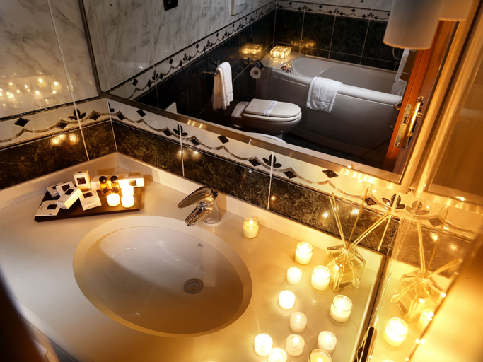 Bathroom 4, Hotel ARISTON, Padua