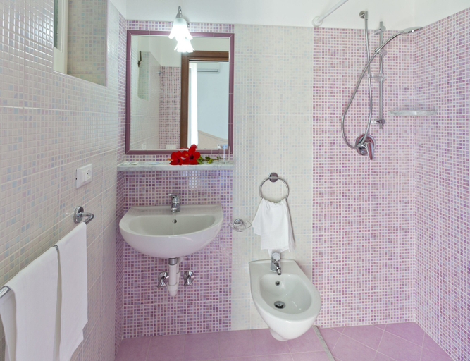 Bathroom 3, Hotel Villa D'Orta, Napoli