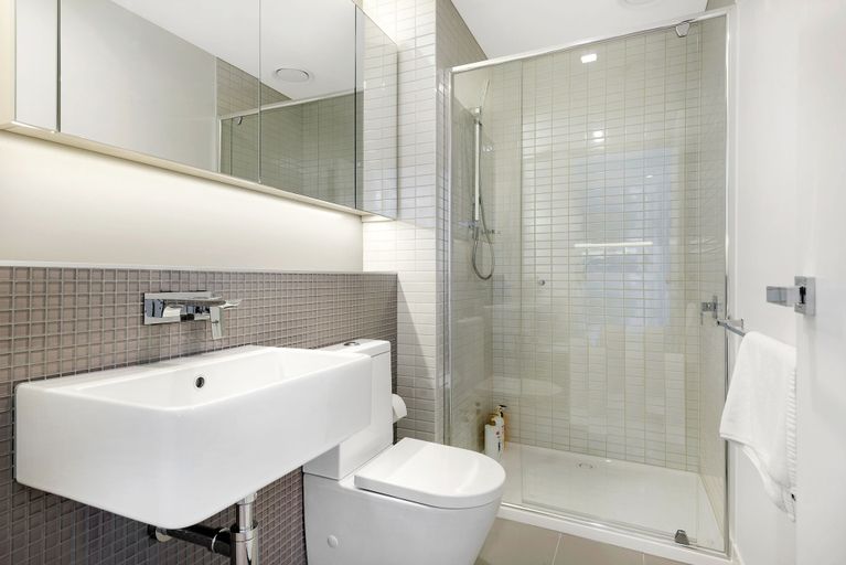 Bathroom, The Fifth Serviced Apartments, Melbourne