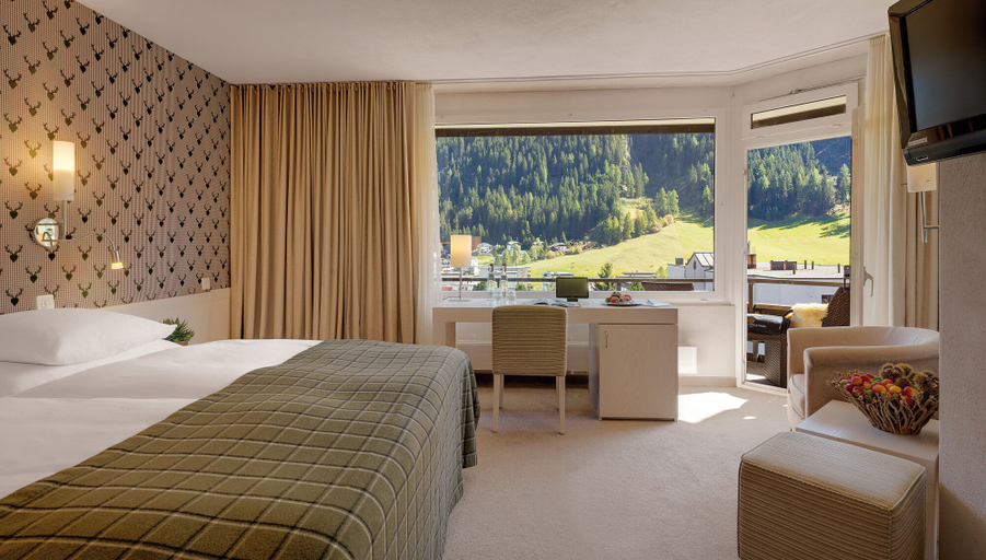 Bedroom 3, Morosani Posthotel, Prättigau/Davos