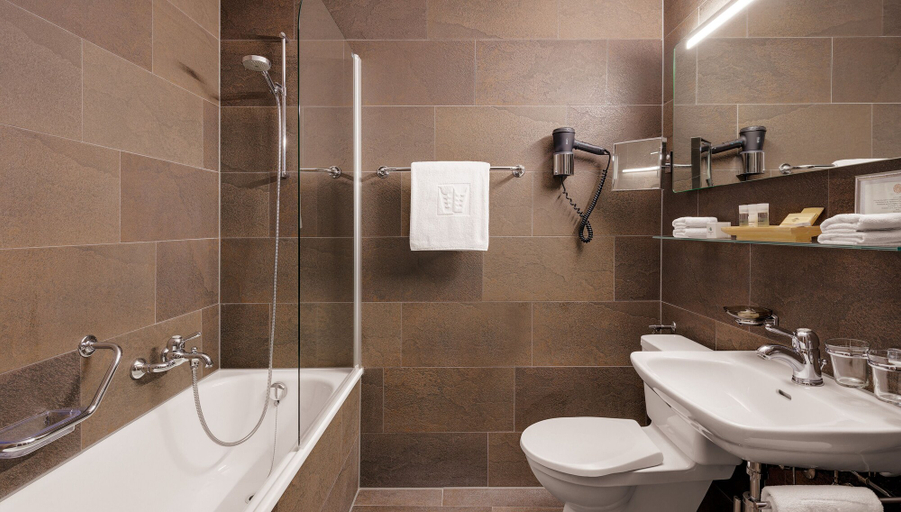 Bathroom 4, Morosani Posthotel, Prättigau/Davos