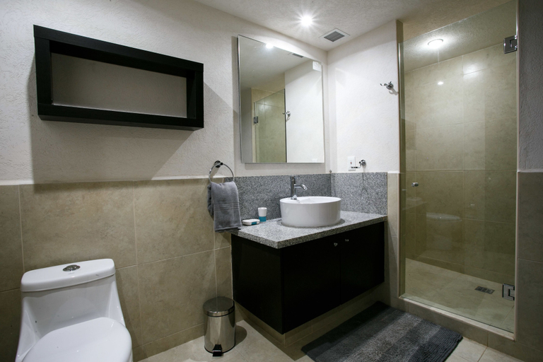 Bathroom, 24th Floor Beachfront 1 Bedroom, Puerto Vallarta