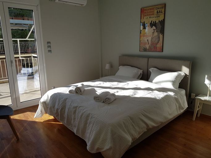 Bedroom 3, Penthouse of light at Koukaki, Attica