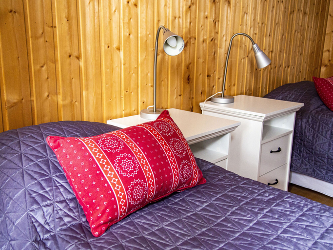 Bedroom 2, Hotel Katkavaara Aurora Apartments, Lapland