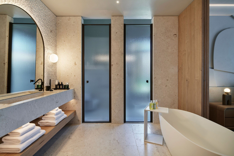 Bathroom 4, W Costa Navarino, Peloponnese
