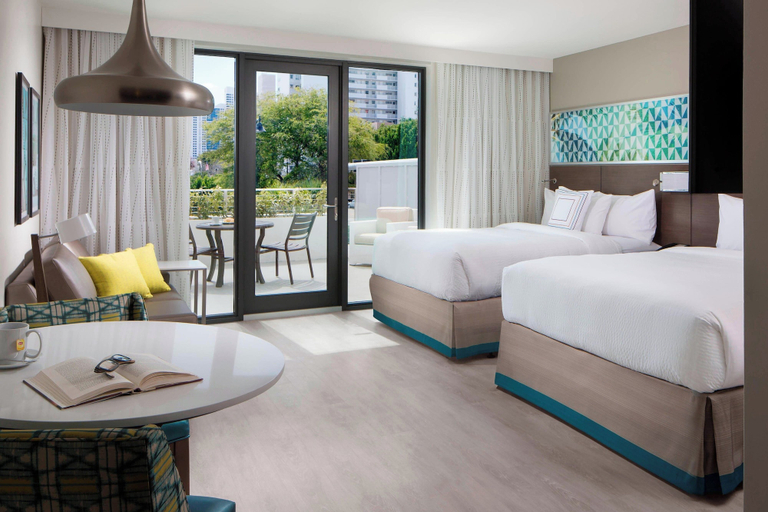 Bedroom 3, Residence Inn by Marriott Miami Beach South Beach, Miami-Dade