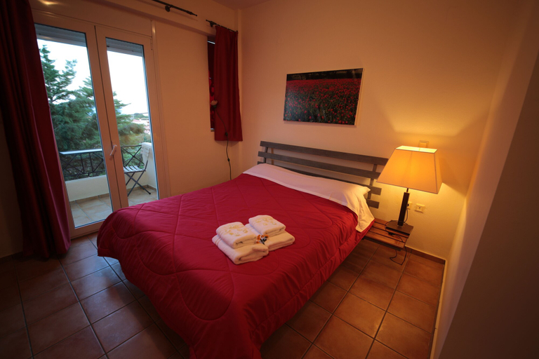 Bedroom 2, Point Twins Apartments, North Aegean