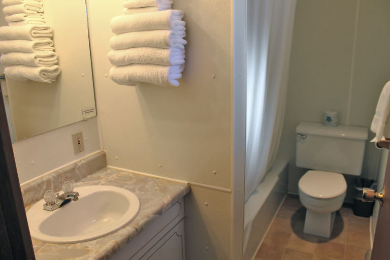 Bathroom 3, Budget Host Crestview Inn, Chippewa