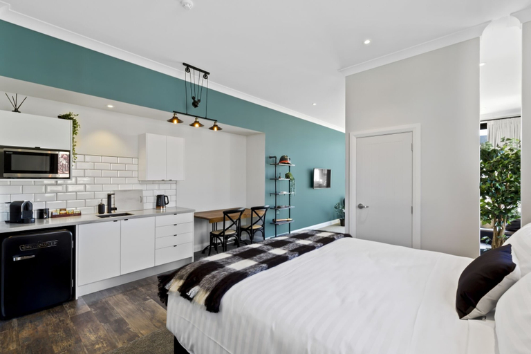 Bedroom 3, Hokitika Fire Station Boutique Accommodation, Westland