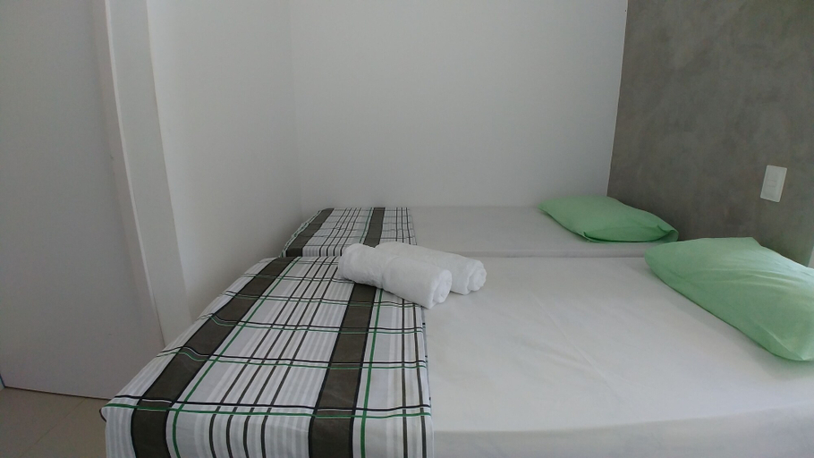 Bedroom 3, Conforto Beira-Mar: Lazer, Piscina e 2 Banheiros, Barra de São Miguel