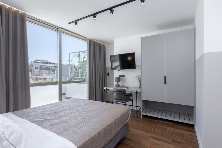 Bedroom 3, The Athenians Art Apartments, Attica