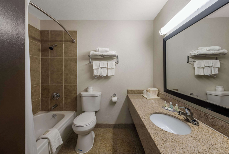 Bathroom 4, Quality Inn Saint Louis Airport, Saint Louis