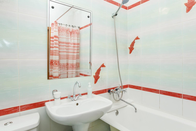 Bathroom 3, Apartment Etazhydaily Sheynkmana-Kuybysheva, Ekaterinburg gorsovet