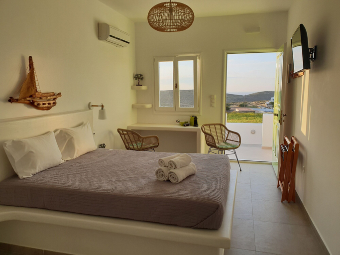 Bedroom 4, Efthimias Rooms, South Aegean