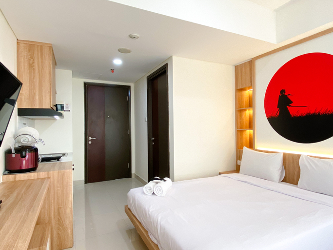 Bedroom 4, Simply Look Studio Room Pollux Chadstone Apartment By Travelio, Cikarang