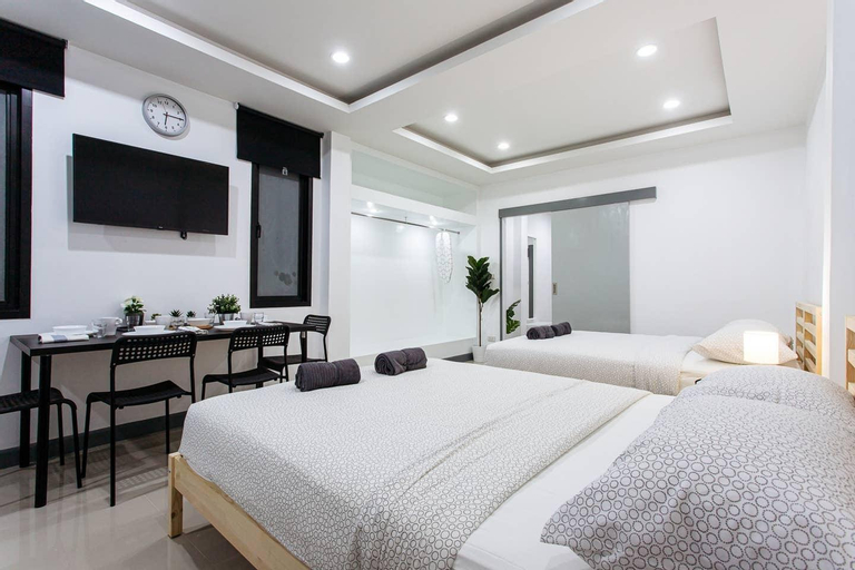 Bedroom 2, P2 Silom Large 2beds full kitchen WIFI 4-6pax, Bang Rak
