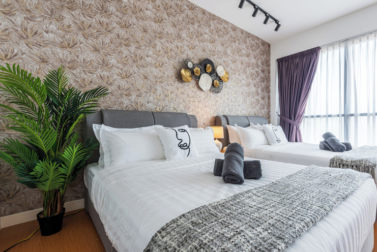 Bedroom 2, 4Pax Studio with Magnificent View PJ SS2, Petaling Jaya