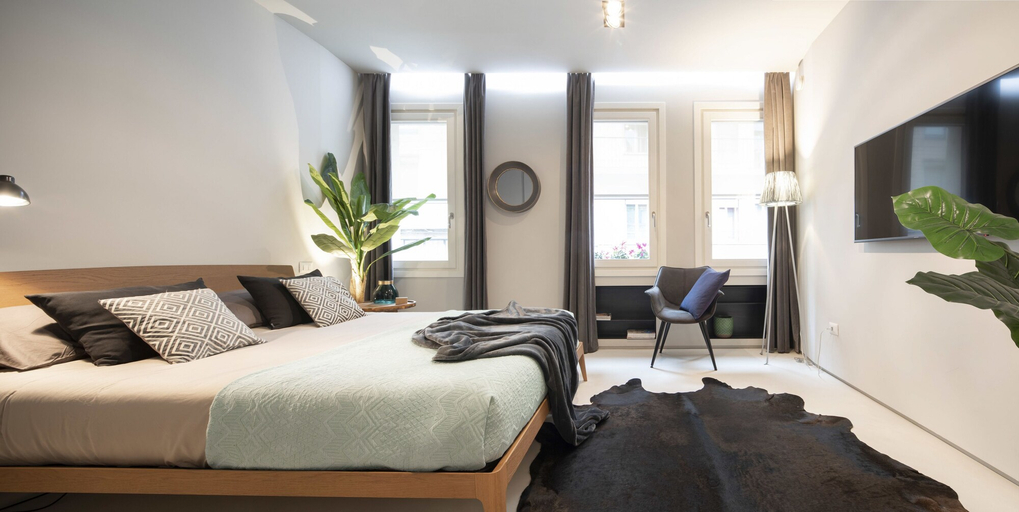 Bedroom 5, Officine Cavour Apartments, Padua