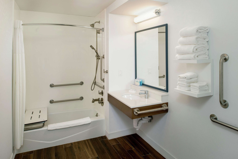 Bathroom 4, Hampton Inn & Suites Binghamton/Vestal, Broome