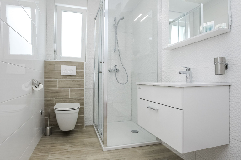Bathroom, Apartments Villa Dalia, Novalja