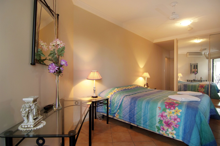 Bedroom 3, The Mediterranean Beachfront Apartments, Cairns