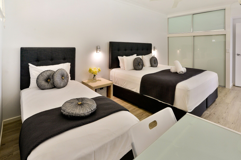 Bedroom 5, Whitsunday Apartment on Level 6, Whitsunday
