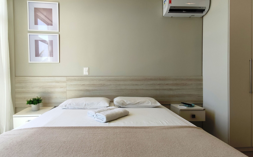 Bedroom 3, Pé na Areia, Vista Mar e 3 Qts com AC, Barra de São Miguel