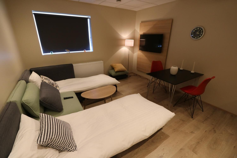 Bedroom 3, K16 apartments, Akureyri