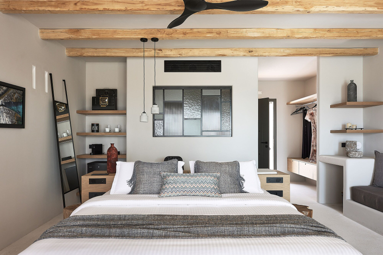 Bedroom 4, Cave Suites, South Aegean