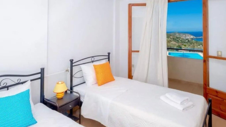 Bedroom 2, Luxurious Villa Kardi a Small Paradise, Crete