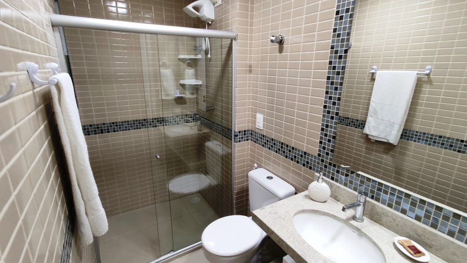 Bathroom 4, Apê p/ 7 Pessoas: Vista Mar, Piscina e Garagem, Barra de São Miguel