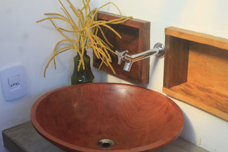 Bathroom, Pousada Vila Cacau, Uruçuca