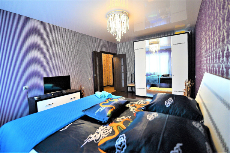 Bedroom 2, Megapolis Apartments on Arsenalnaya 4A, Novousmanskiy rayon