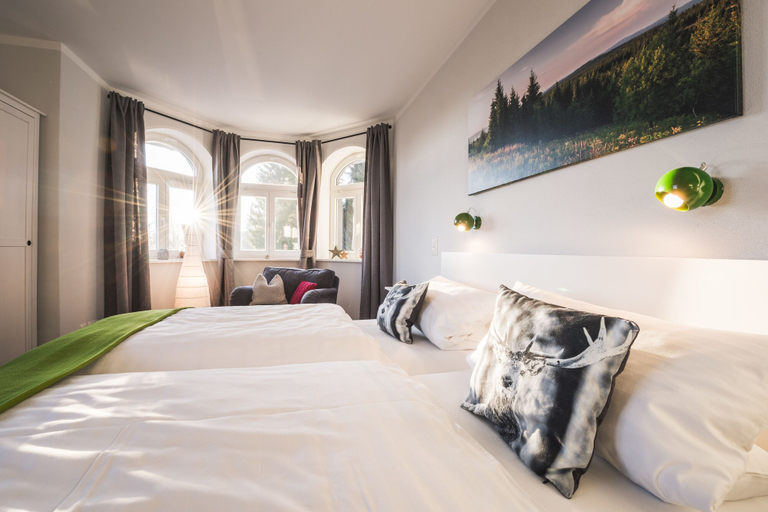 Bedroom 2, Ahornallee Ferienappartements, Sächsische Schweiz-Osterzgebirge