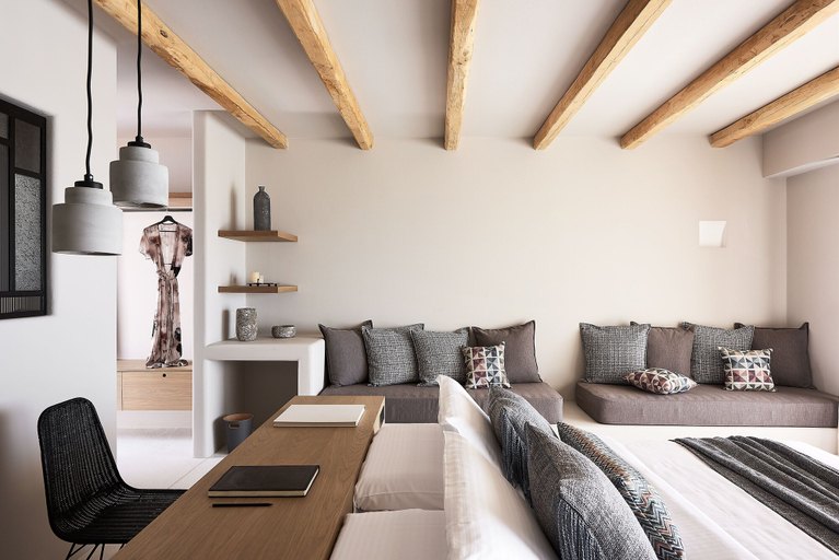 Bedroom 5, Cave Suites, South Aegean